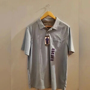 Eddie bauer medium blue golf polo NWT